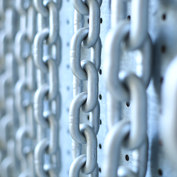 經(jīng)過達(dá)克羅處理的鏈條 經(jīng)過達(dá)克羅處理的鏈條