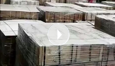 辰力吊裝帶、吊索具產品集裝箱排隊裝箱中，準備出口